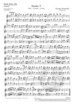 12 Sonaten Band 2 von Giuseppe Sammartini (Download) 