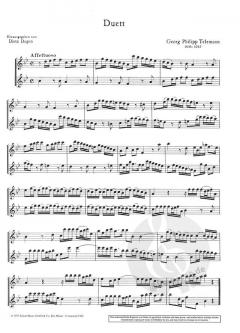 Duett B-Dur von Georg Philipp Telemann (Download) 