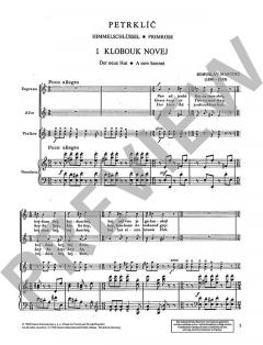 Petrklic (Himmelschlüssel) von Bohuslav Martinu 