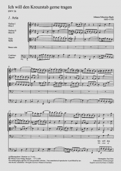 Ich will den Kreuzstab gerne tragen (J.S. Bach) 