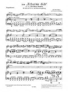 Erbarme Dich von Johann Sebastian Bach 