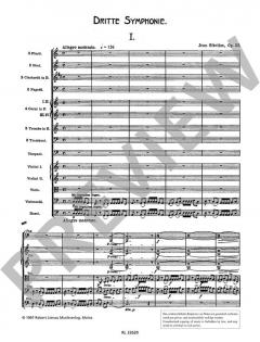 Symphonie Nr. 3 C-Dur op. 52 von Jean Sibelius 