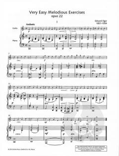 Sehr einfache melodische Übungen op. 22 von Edward Elgar (Download) 