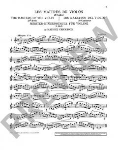 Meister-Etüdenschule für Violine Band 2 von Mathieu Crickboom (Download) im Alle Noten Shop kaufen