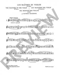 Les Maitres du Violon 8 von Mathieu Crickboom (Download) 