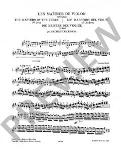 Les Maitres du Violon 11 von Mathieu Crickboom (Download) 