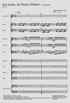 Nun komm, der Heiden Heiland (II) (J.S. Bach) 