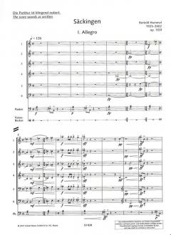 Säckingen op. 103 f von Bertold Hummel (Download) 