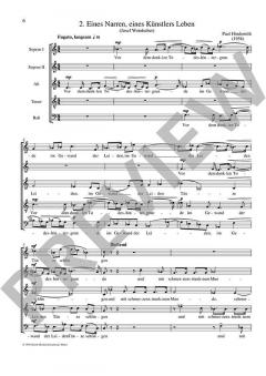 Zwölf Madrigale Heft 1 von Paul Hindemith (Download) 