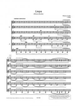 Liepa von Peteris Vasks (Download) 