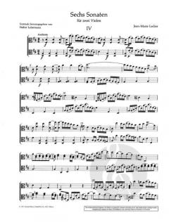 6 Sonaten op. 12 Heft 2 von Jean-Marie LeClair (Download) 