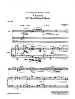 Recicanto von Heinz Holliger (Download) 