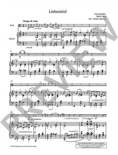 Alt-Wiener Tanzweisen Nr. 2 Liebesleid von Fritz Kreisler (Download) 