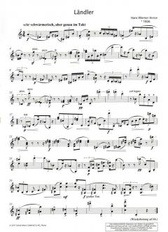 Album für Violine von Hans Werner Henze (Download) im Alle Noten Shop kaufen
