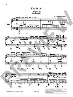 12 Études d'exécution transcendante op. 11 von Sergey Mikhaylovich Lyapunov 