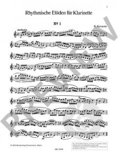 Rhythmische Etüden von B. Bernards 