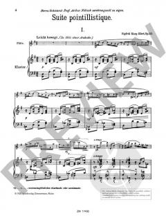 Suite pointillistique op. 135 von Sigfrid Karg-Elert 