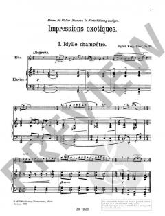 Impressions exotiques op. 134 von Sigfrid Karg-Elert 