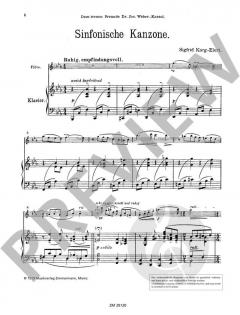 Sinfonische Kanzone von Sigfrid Karg-Elert 