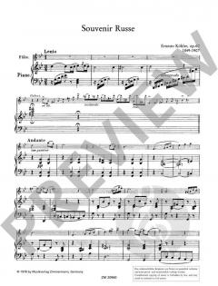 Souvenir russe / Papillon op. 60 / op. 30 von E. Kohler 