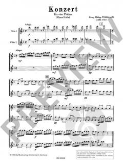 Konzert F-Dur von Georg Philipp Telemann 