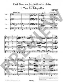 Zwei Tänze aus der Nussknacker-Suite op. 71a von Peter Iljitsch Tschaikowsky 