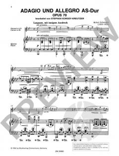 Adagio & Allegro As-Dur, op. 70 von Robert Schumann 