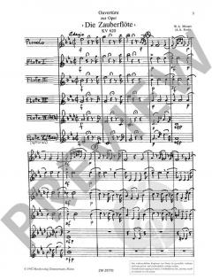 Ouvertüre zur Oper Â”Die Zauberflöte' KV 620 von Wolfgang Amadeus Mozart im Alle Noten Shop kaufen