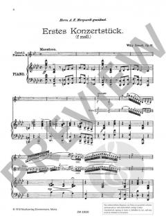 1. Konzertstück f-Moll op. 11, 2. Konzertstück Es-Dur op. 12 von Brandt 