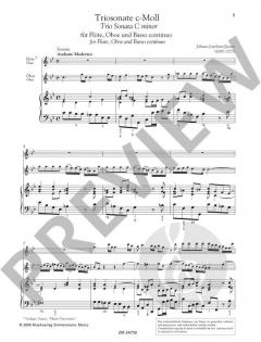 Trio-Sonate c-Moll von Johann Joachim Quantz 