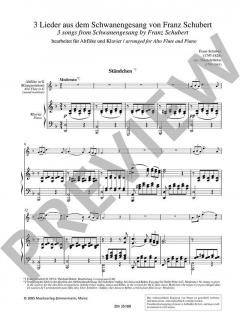 3 Lieder aus dem Schwanengesang von Franz Schubert von Theobald Böhm 