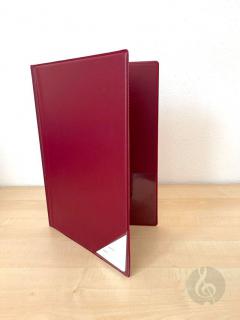 Notenmappe - Weinrot 