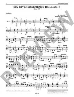 6 Divertissements op. 317 von Ferdinando Carulli 