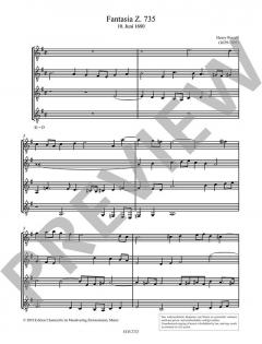 Fantazias Z. 735 & Z. 743 von Henry Purcell 