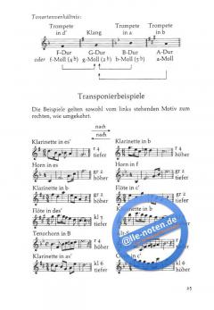Transponierende Instrumente von Willy Schneider (Download) 