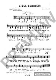 Deutsche Bauernmesse Ausgabe A von A. Thoma 