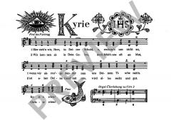 Die kleine Messe Ausgabe A für Dreigesang von Hans Boll 