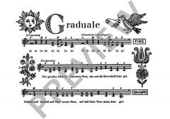 Die kleine Messe Ausgabe A für Dreigesang von Hans Boll 