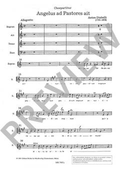 Angelus ad pastores ait von Anton Diabelli 