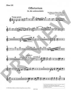 Offertorium in die solemnitatis von Carl Maria von Weber 