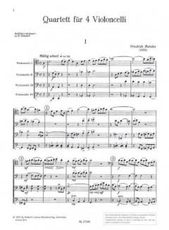 Quartett von Friedrich Metzler 