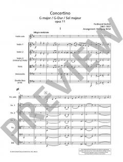 Concertino G-Dur op. 11 von Ferdinand Küchler (Download) 