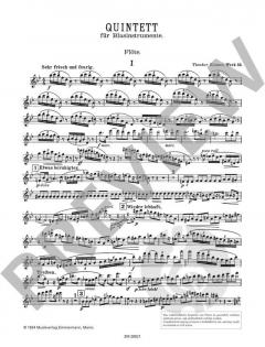 Quintett op. 52 von Theodor Blumer 