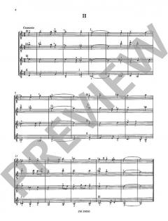 Vier Quartette von John Dowland 