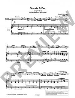 Sonate F-Dur (orig. G-Dur) von Johann Adolf Hasse 