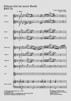 Erfreute Zeit im neuen Bunde (J.S. Bach) 