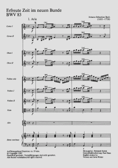 Erfreute Zeit im neuen Bunde (J.S. Bach) 