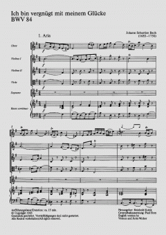 Ich bin vergnügt mit meinem Glücke (J.S. Bach) 