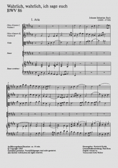 Wahrlich, wahrlich, ich sage euch (J.S. Bach) 