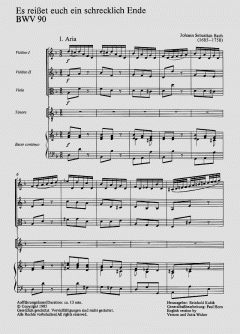 Es reisset euch ein schrecklich Ende (J.S. Bach) 